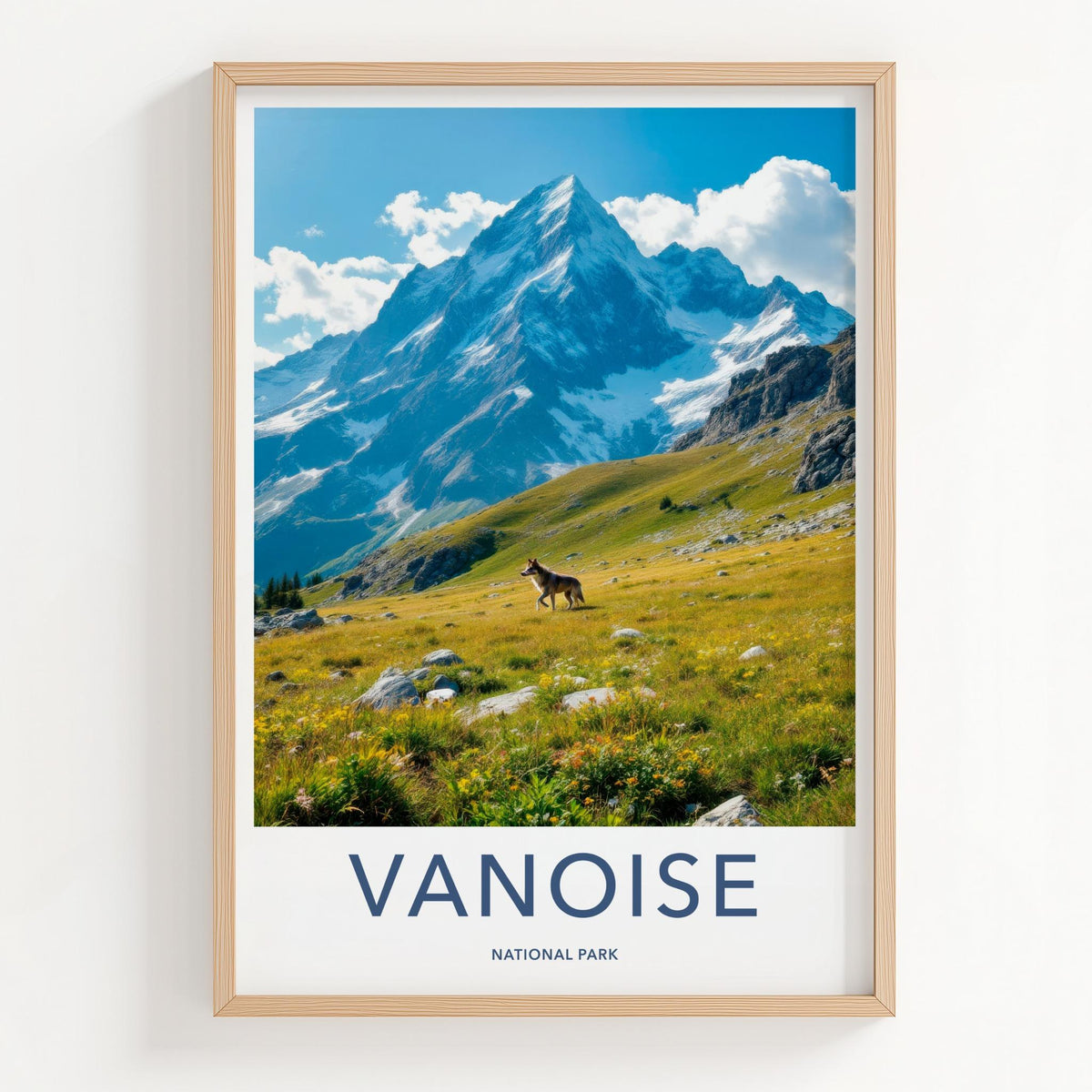 Vanoise National Park Poster - French Alps Wall Decor & Mountain