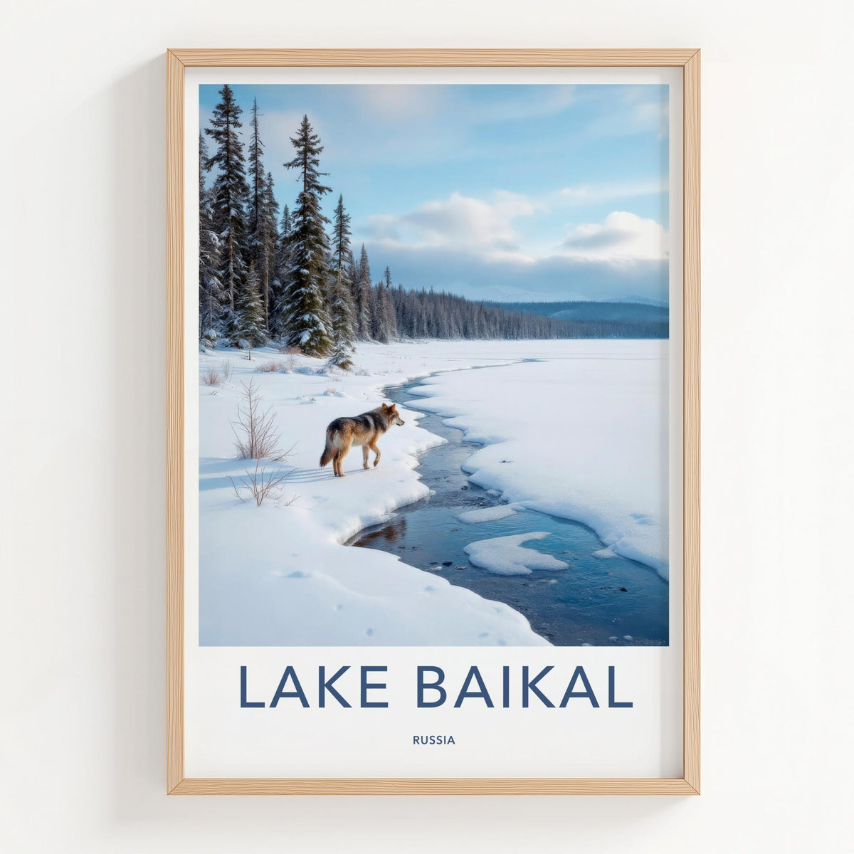 Lake Baikal Poster - Scenic Siberia Landscape Print