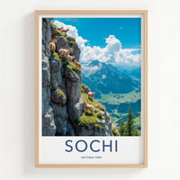 Sochi National Park Poster - Scenic Nature Print & Mountain Landscape