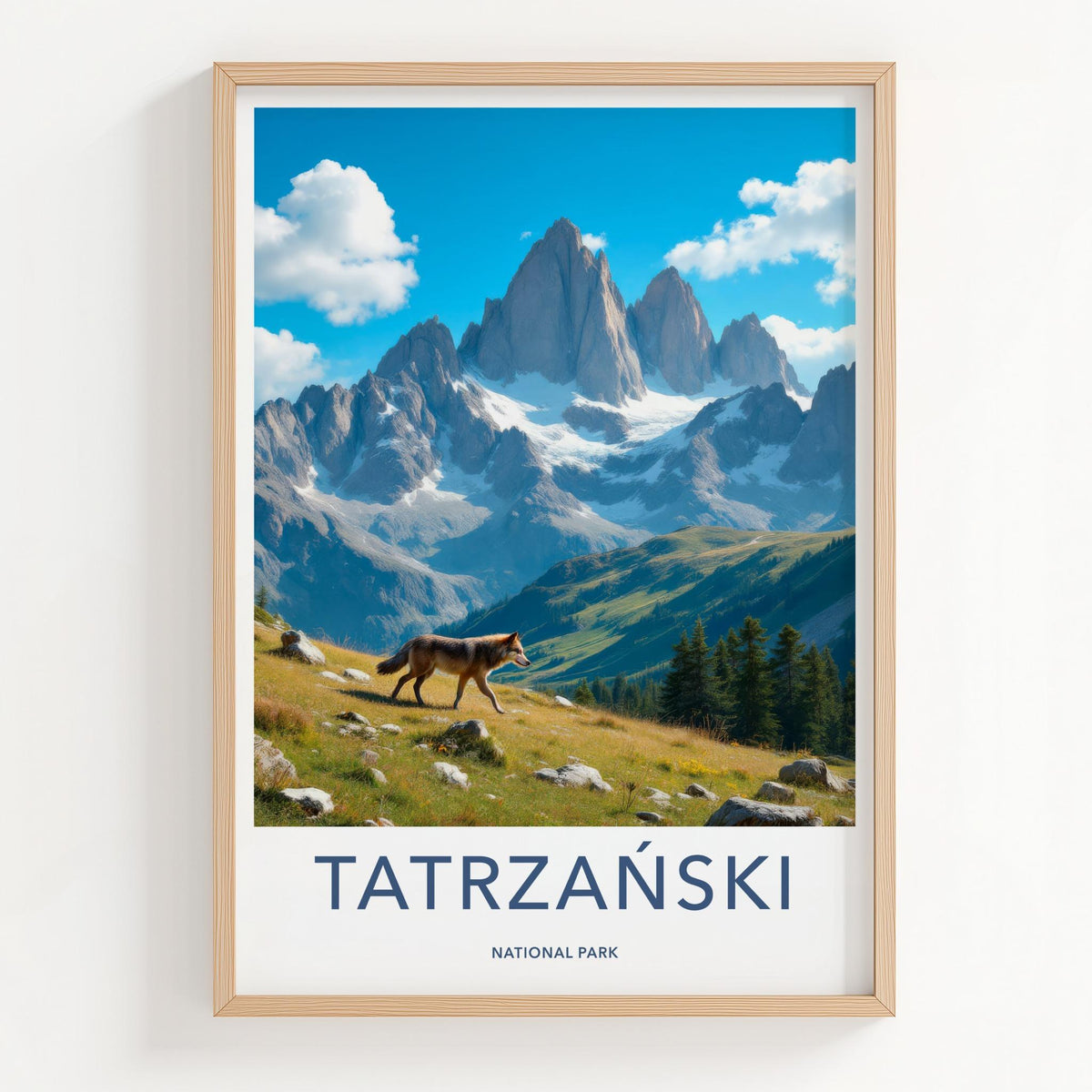 Tatra National Park Poster - Scenic Landscape Print With Mountain