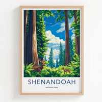 Shenandoah National Park Poster - Scenic Skyline Drive Art & Nature