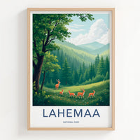 Lahemaa National Park Poster - Nature Wall Art & Forest Landscape