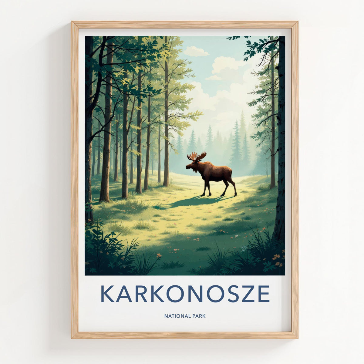 Karkonosze National Park Poster - Scenic Woodland Art & Poland Wall