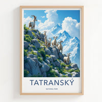 Tatranský National Park Poster - Alpine Landscape Wall Art & Scenic