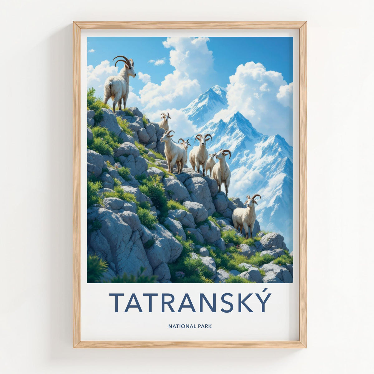 Tatranský National Park Poster - Alpine Landscape Wall Art & Scenic