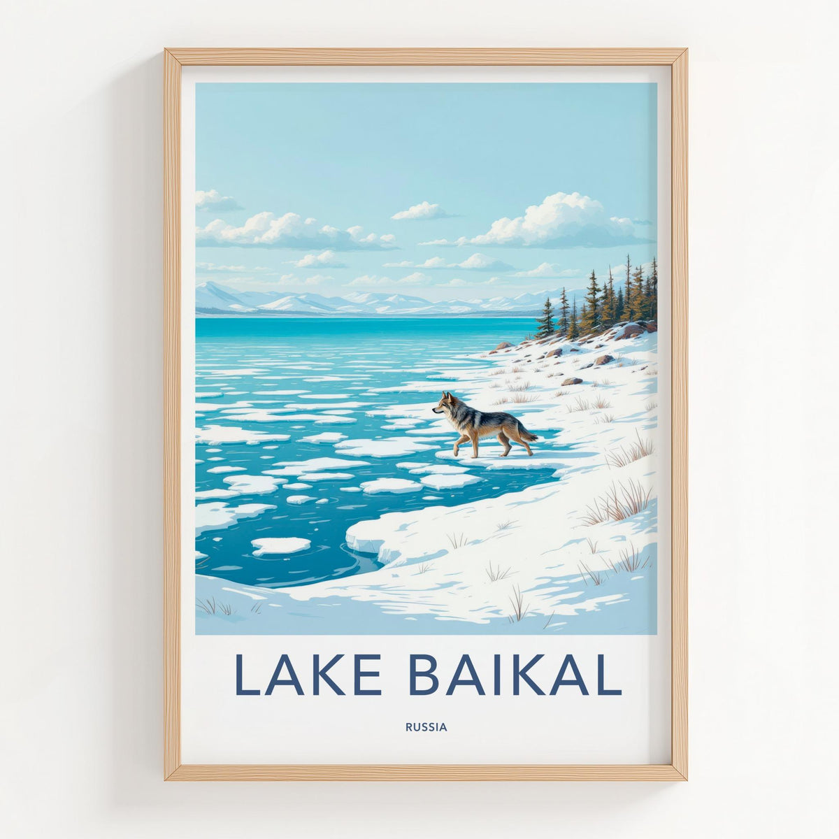Lake Baikal Poster - Scenic Russia Wall Art