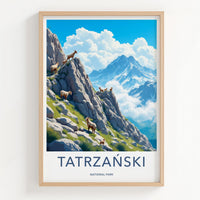 Tatra National Park Poster - Alpine Landscape Print With Mountain