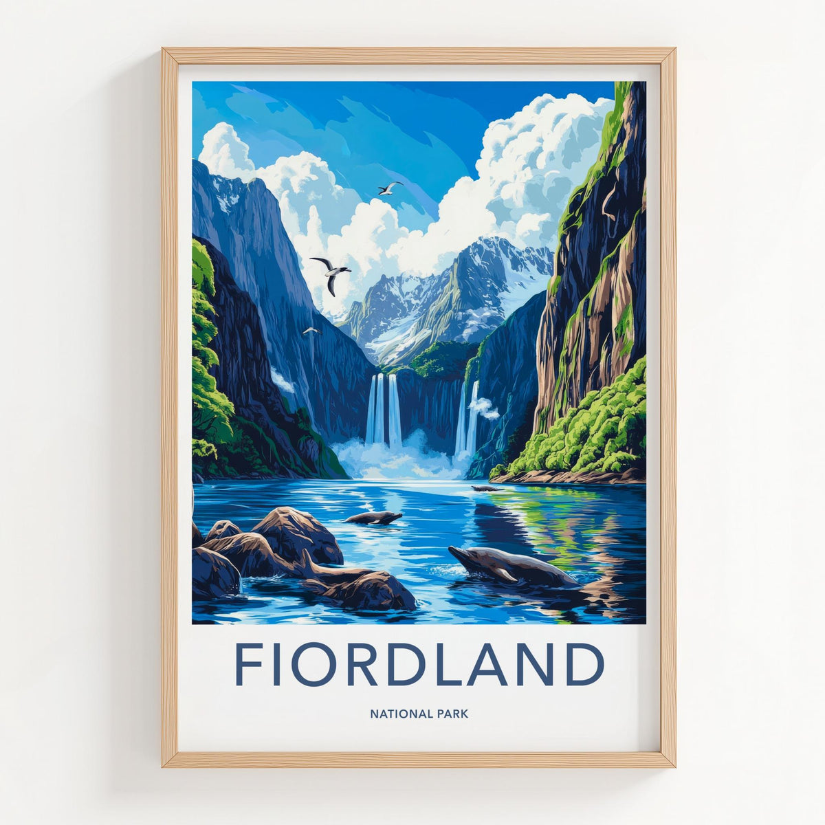 Fiordland Poster - New Zealand Wall Art