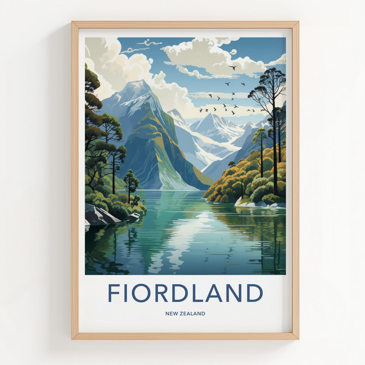 Fiordland Wall Art - New Zealand Poster