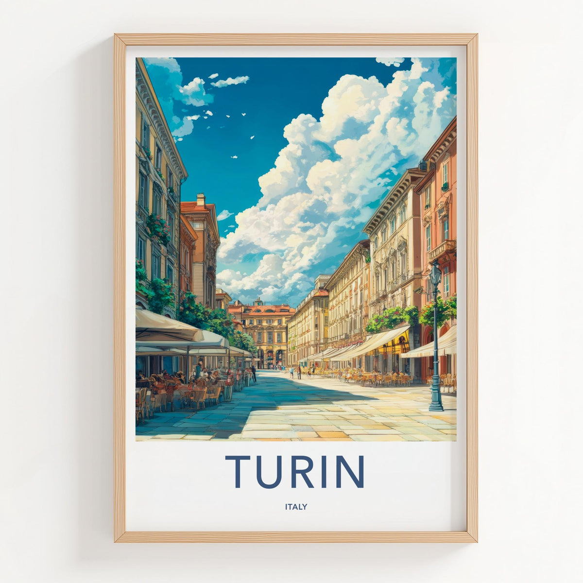 Turin Poster - Italy Wall Art Featuring Baroque Architecture & Mole