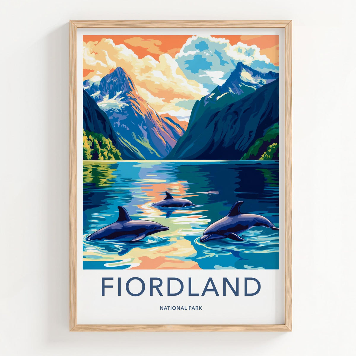 Fiordland Wall Art - New Zealand Landscape Poster