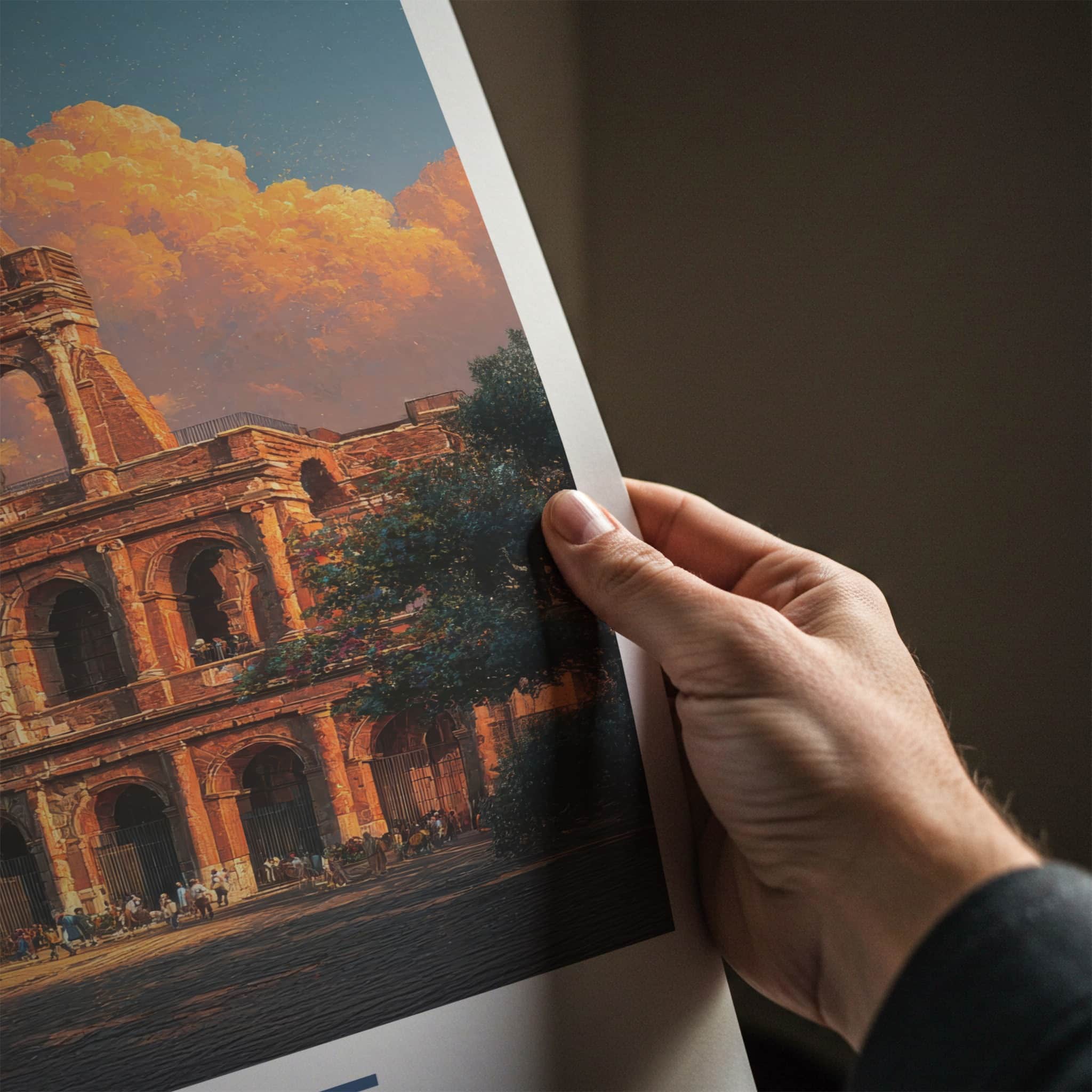 Rome Poster - Italy Travel Art