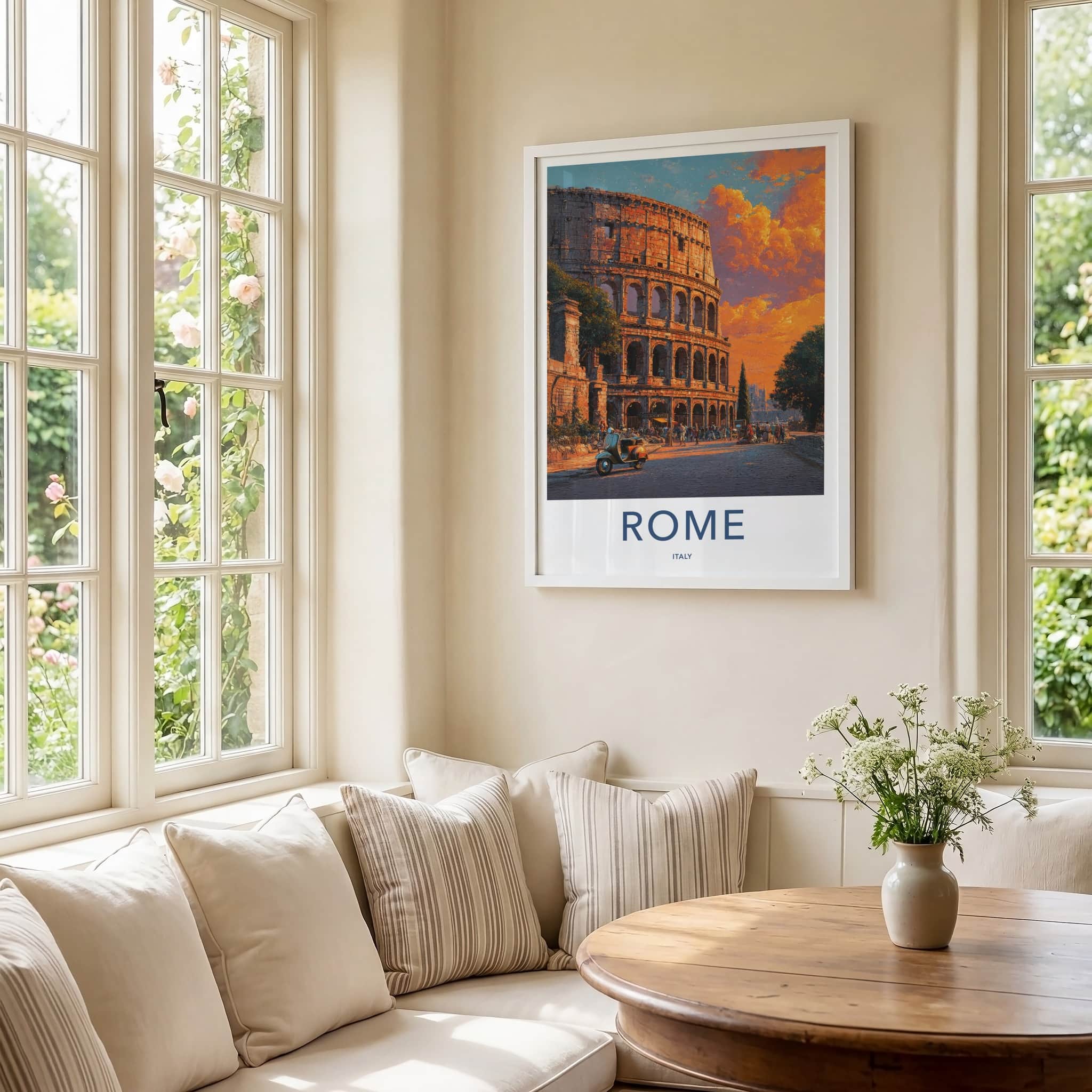 Rome Poster - Italy Travel Print