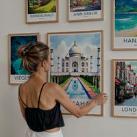 Taj Mahal Poster - India Art