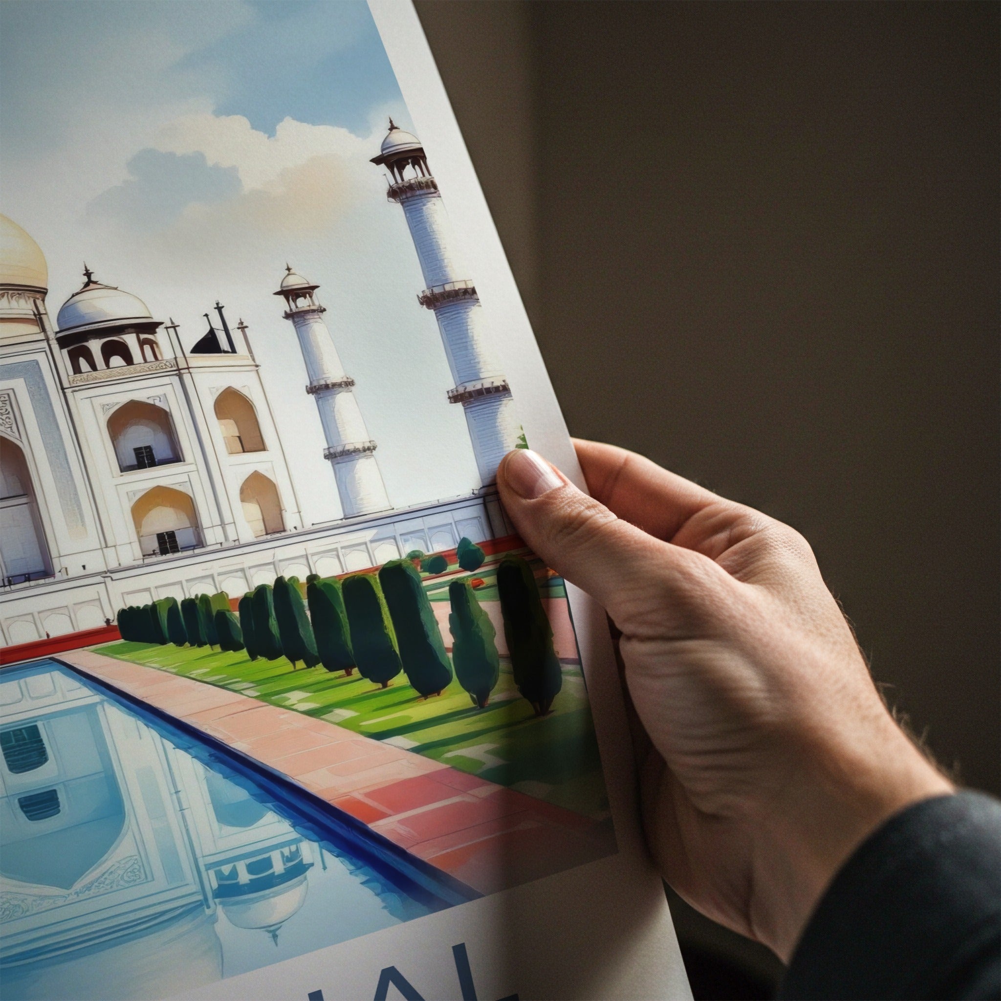 Taj Mahal Poster - India Art