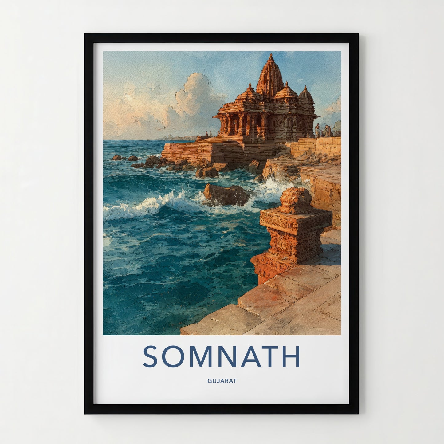 Somanth Poster - India Travel Art