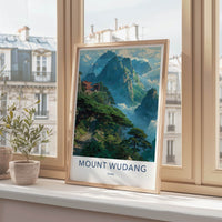 Mount Wudang Poster - China Travel Art