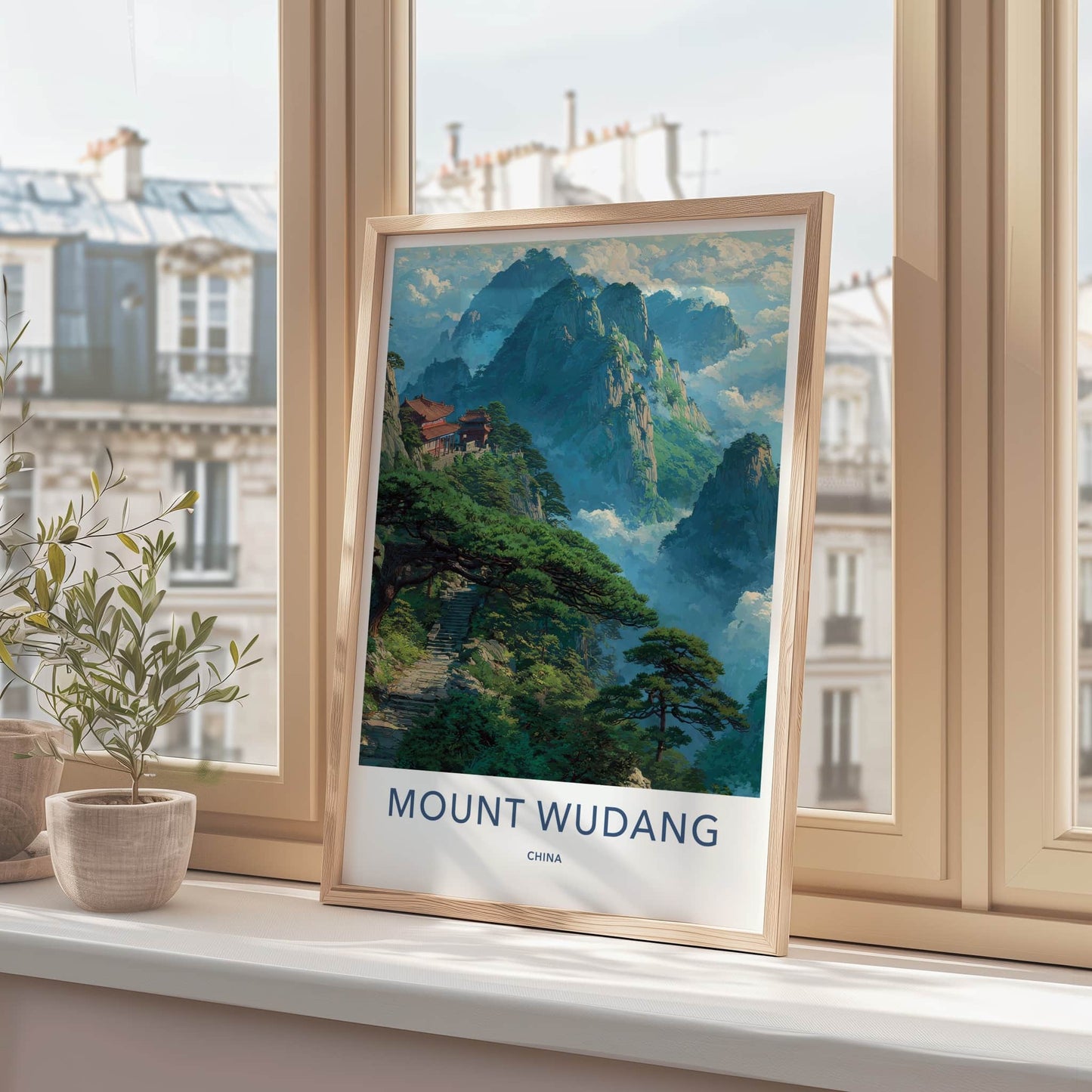 Mount Wudang Poster - China Travel Art