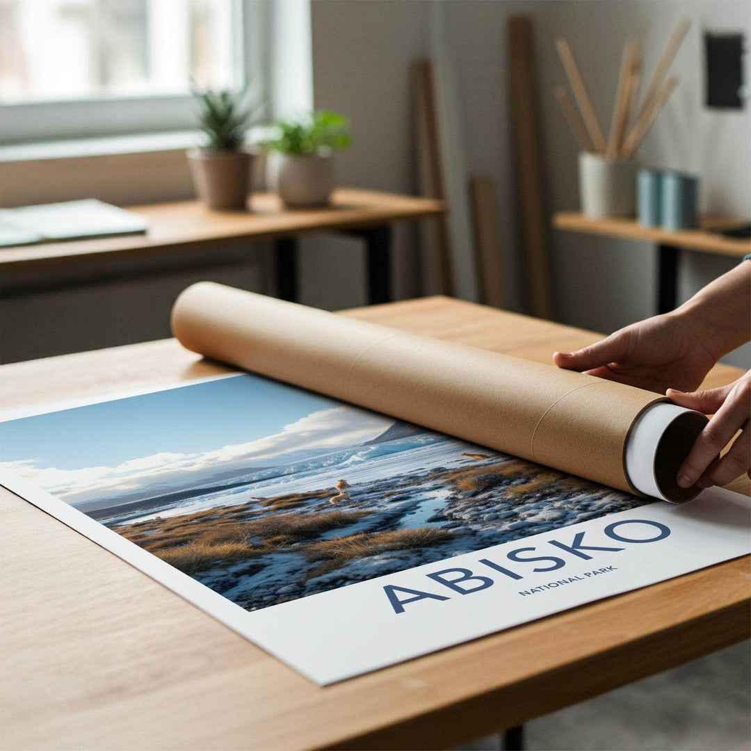 Abisko National Park Poster - Nordic Landscape Art
