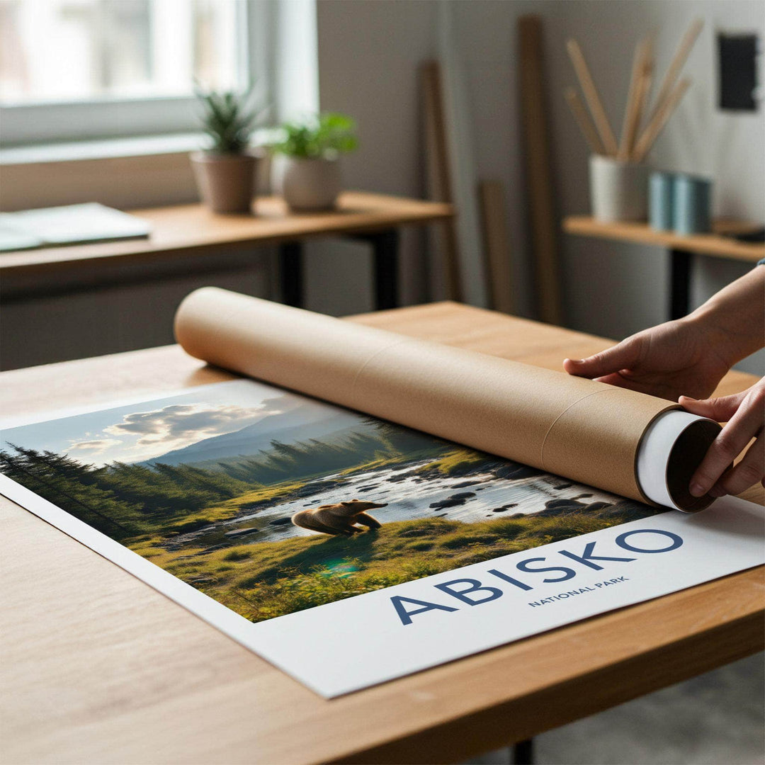 Abisko National Park Poster - Scandinavian Landscape Print