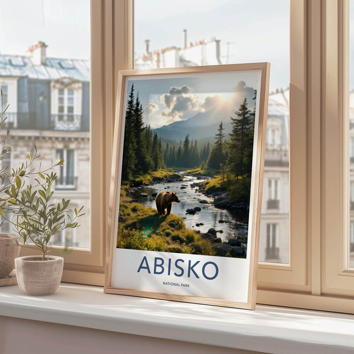 Abisko National Park Poster - Scandinavian Landscape Print