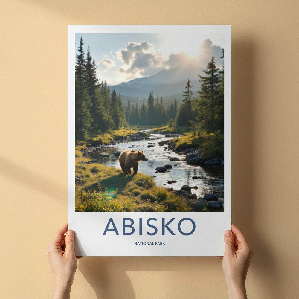 Abisko National Park Poster - Scandinavian Landscape Print