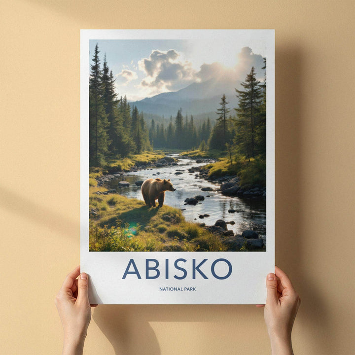 Abisko National Park Poster - Scandinavian Landscape Print
