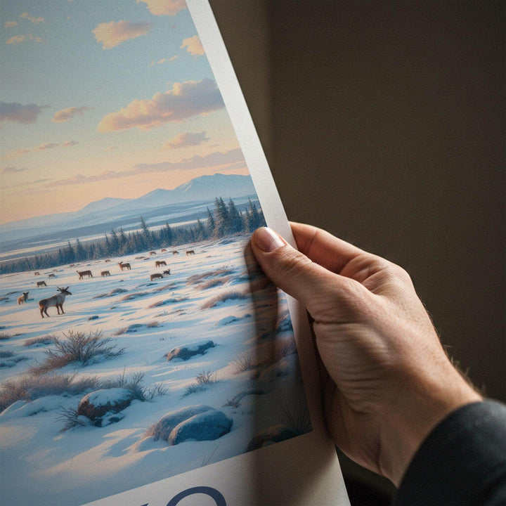 Abisko National Park Poster - Scandinavian Travel Print With Arctic