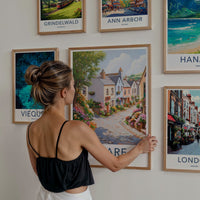 Adare Poster - Ireland Fine Art - Flowery Village Street Gallery Art