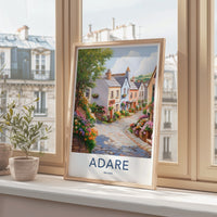 Adare Poster - Ireland Fine Art - Flowery Village Street Gallery Art