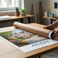 Adare Poster - Ireland Fine Art - Flowery Village Street Gallery Art