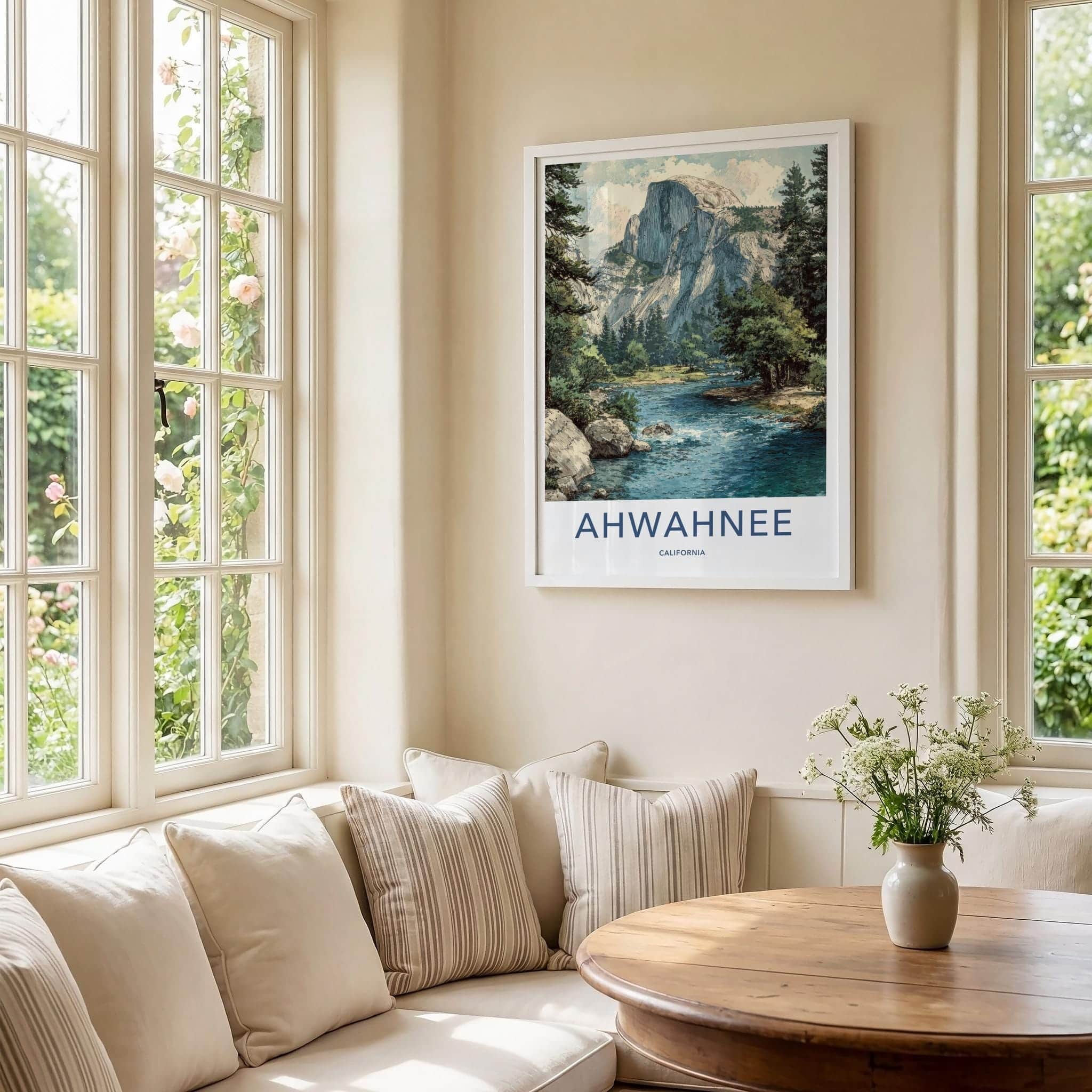 Ahwahnee Poster - California Scenic Art - Iconic Valley View Home Decor