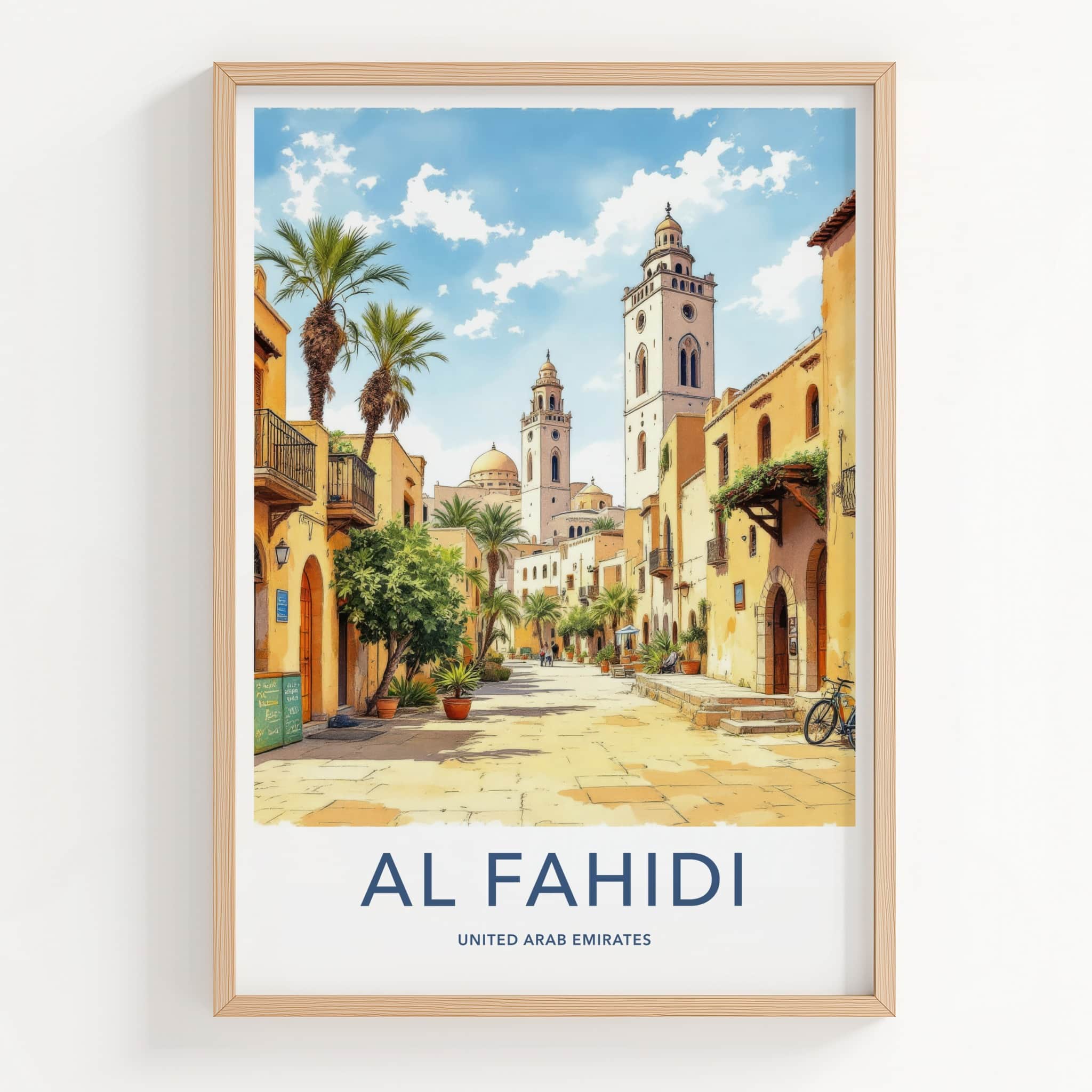 Al Fahidi Poster - United Arab Emirates Street Scene Gallery Art