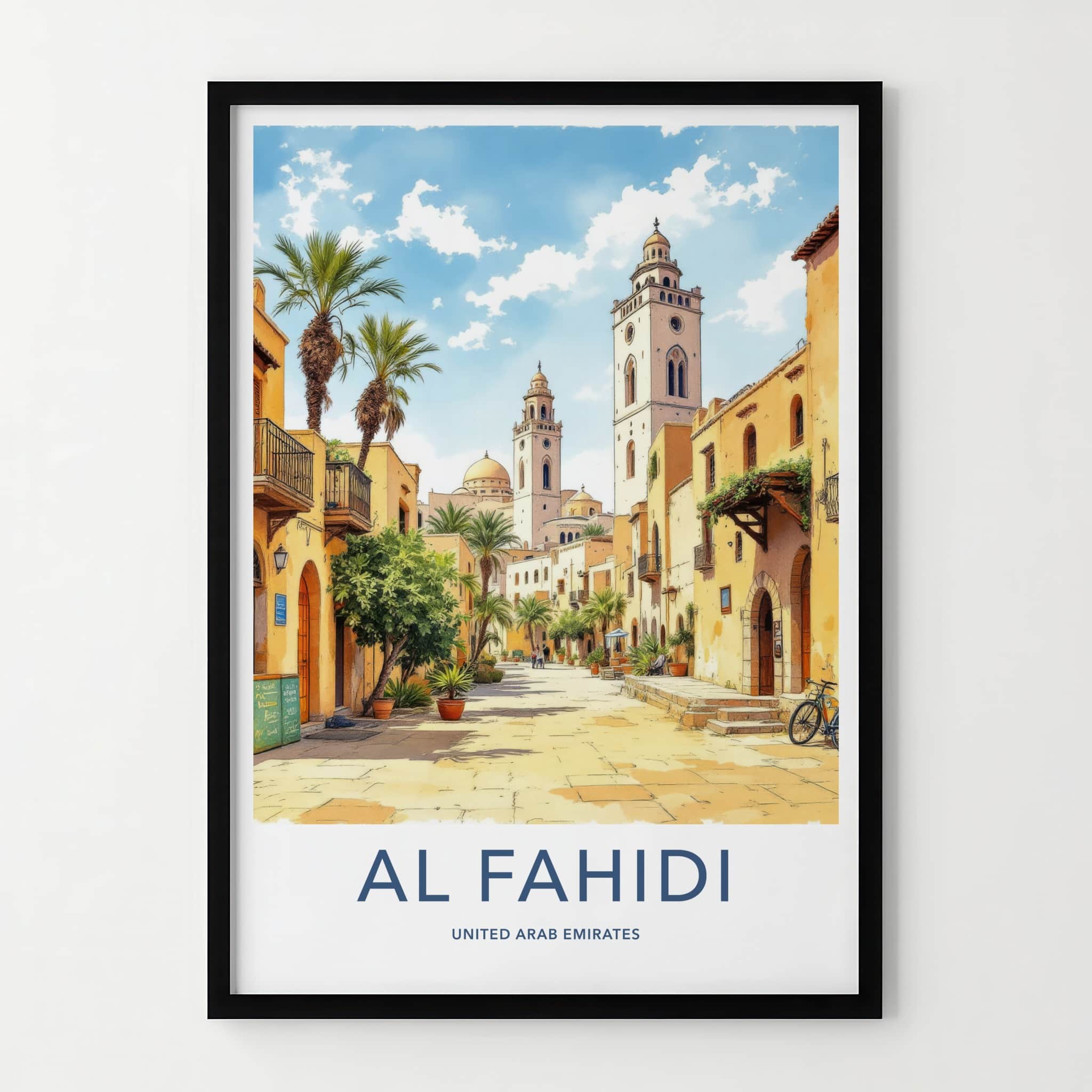 Al Fahidi Poster - United Arab Emirates Street Scene Gallery Art