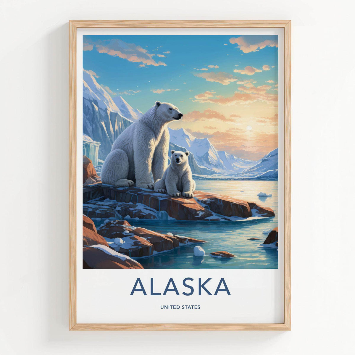 Alaska Poster - Arctic Landscape Print
