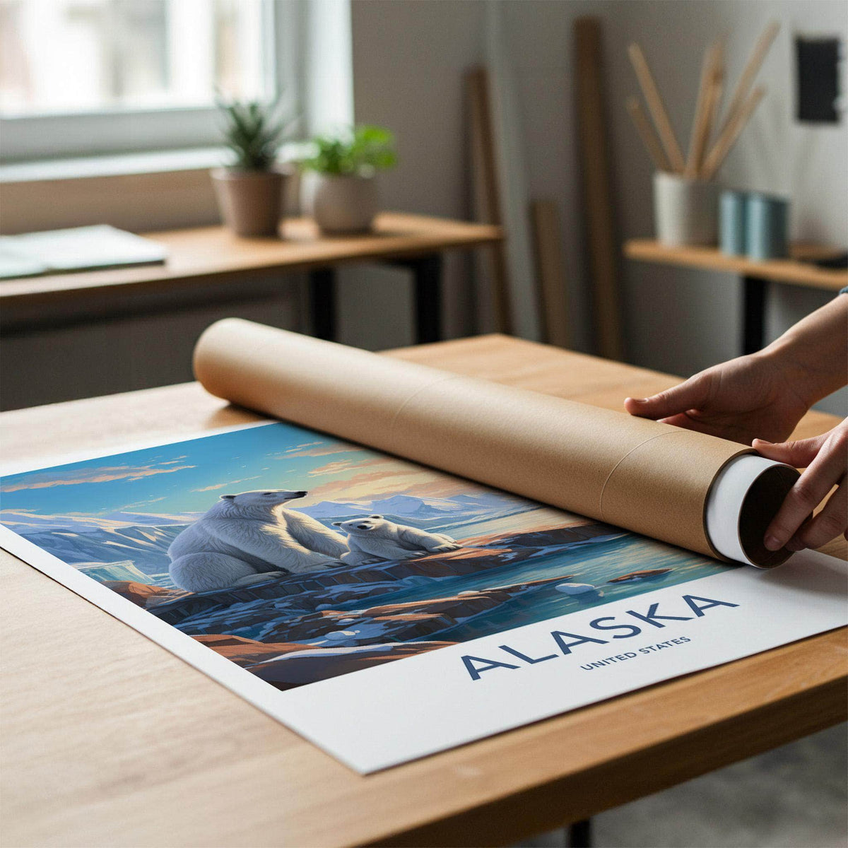 Alaska Poster - Arctic Landscape Print