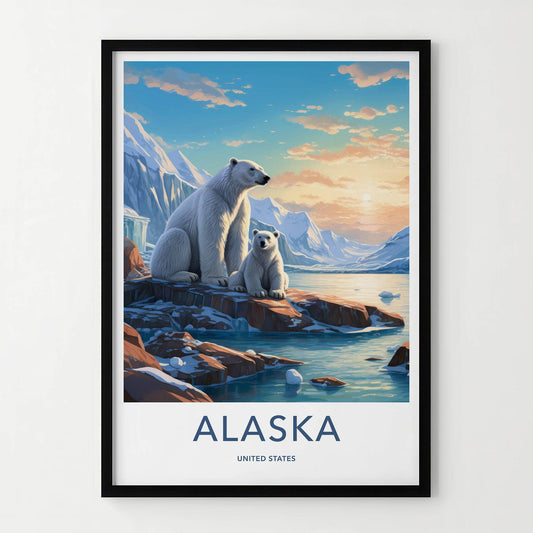 Alaska Poster - Arctic Landscape Print
