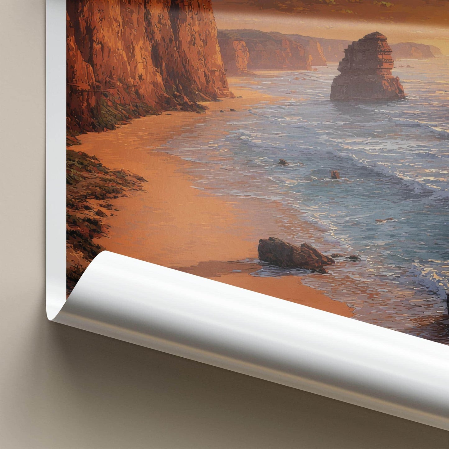 Allansford Poster - Australia Scenic Art - Iconic rock formations Wall Decor