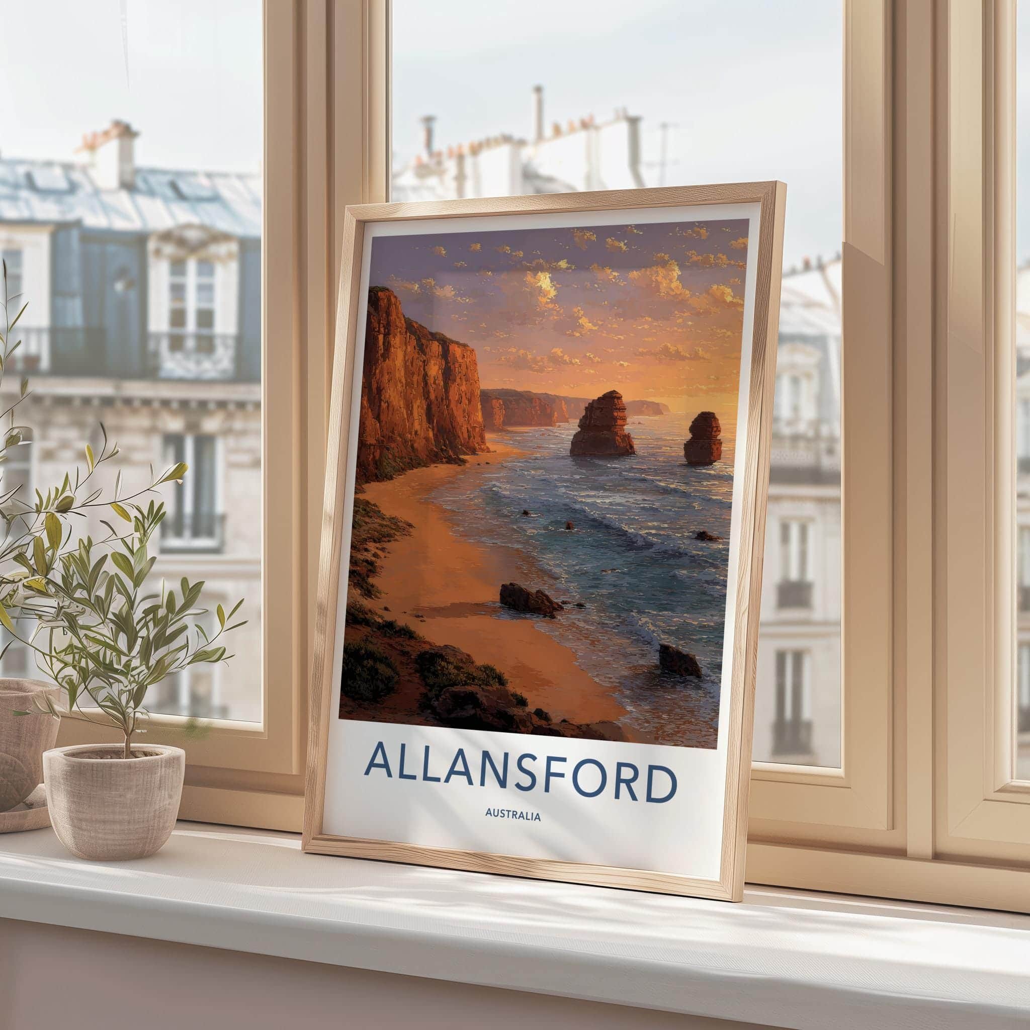 Allansford Poster - Australia Scenic Art - Iconic rock formations Wall Decor