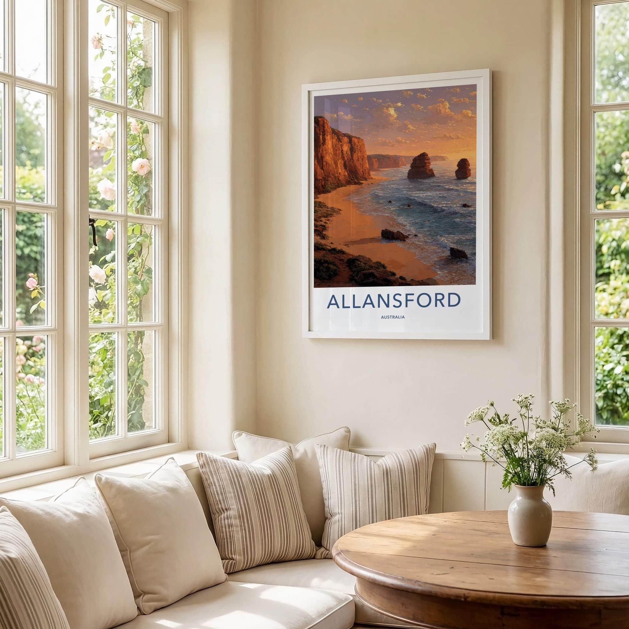 Allansford Poster - Australia Scenic Art - Iconic rock formations Wall Decor