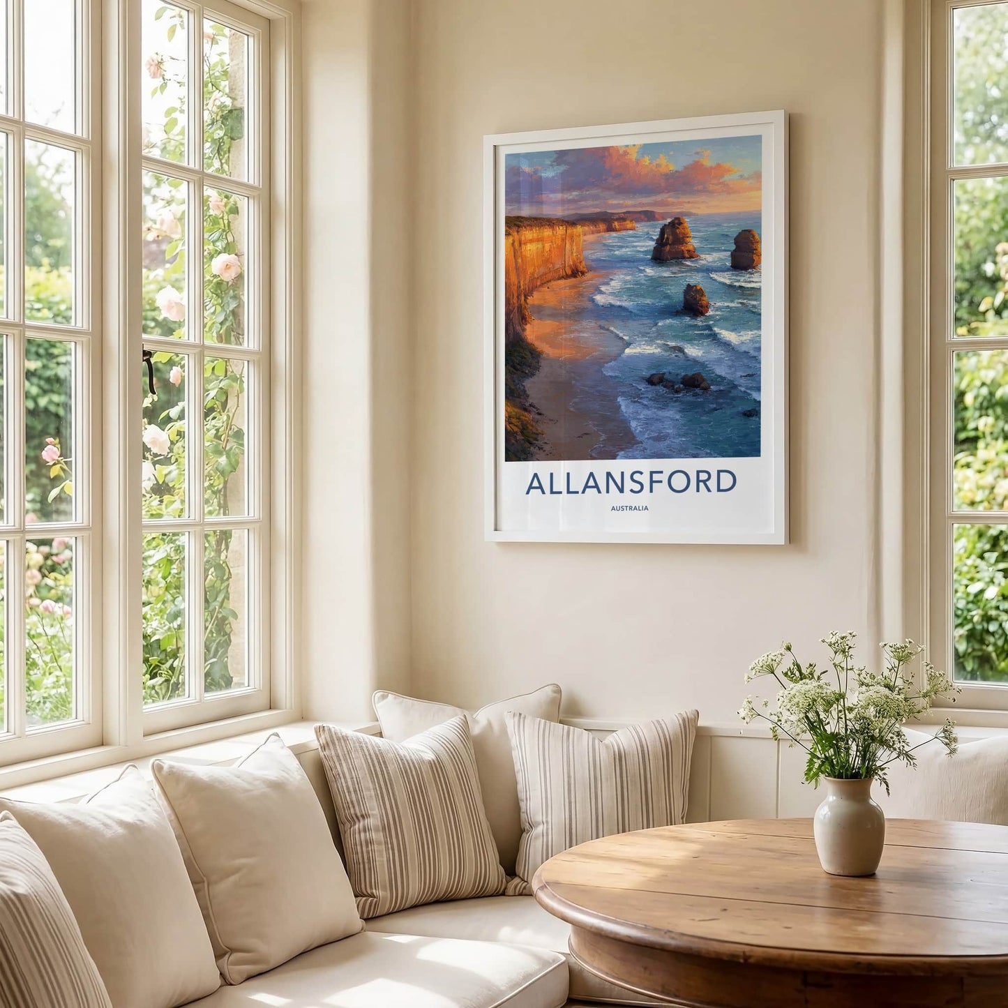 Allansford Poster Australia Sea Stacks Gallery Art