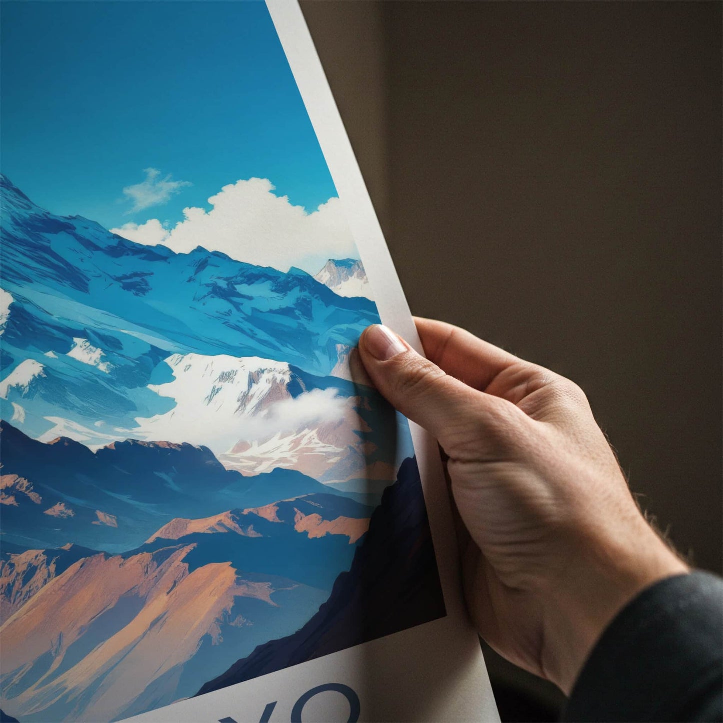 Alpamayo Poster - Peru Framed Print - Snowy Mountain Peak Framed Decor
