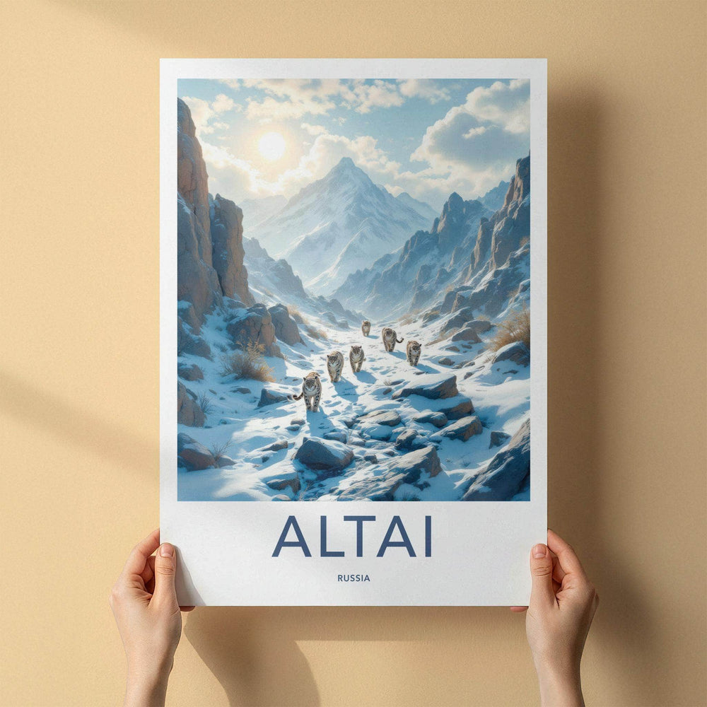 Altai Mountains Poster - Scenic Mountain Wall Decor With Russia