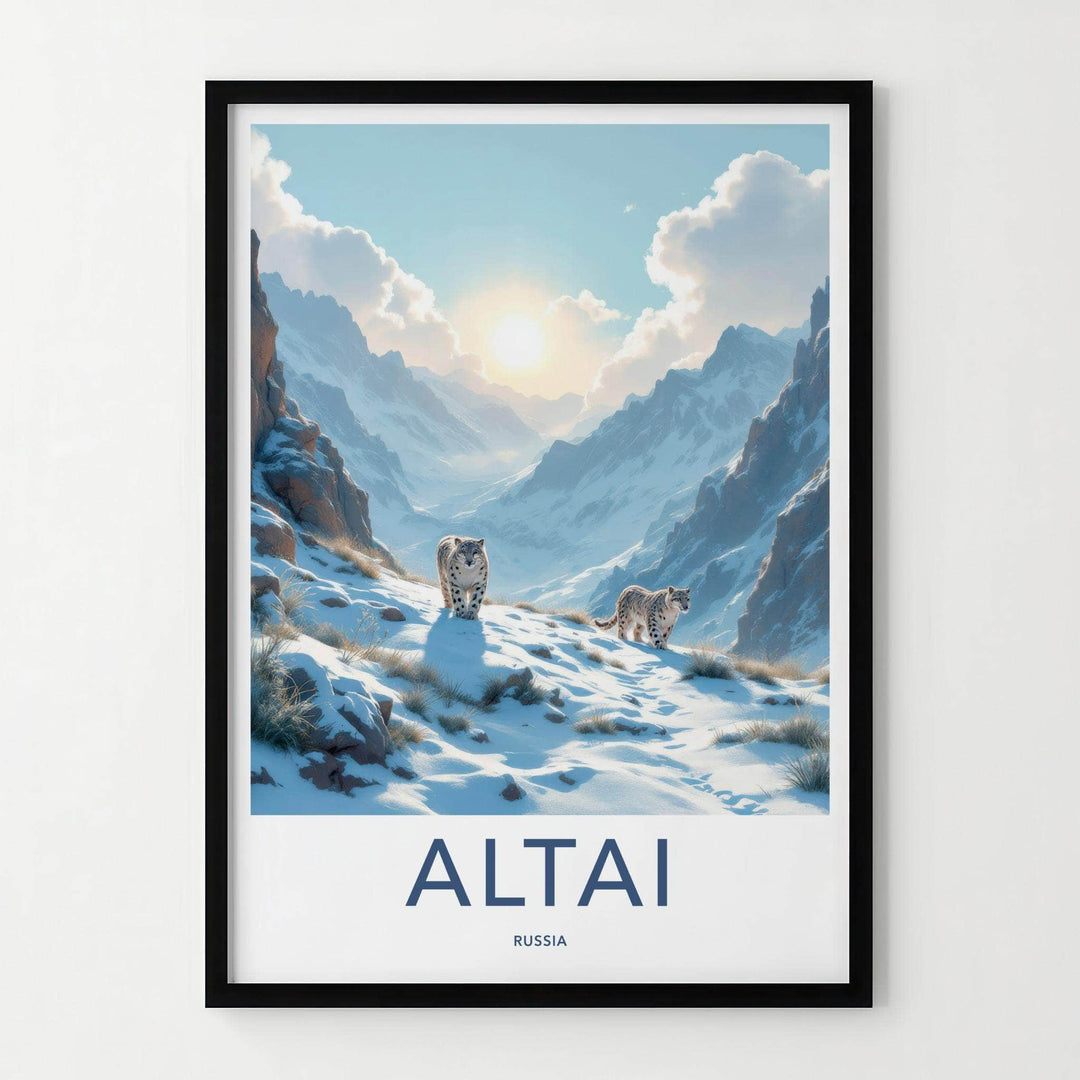 Altai Russia Poster - Scenic Siberian Landscape Print