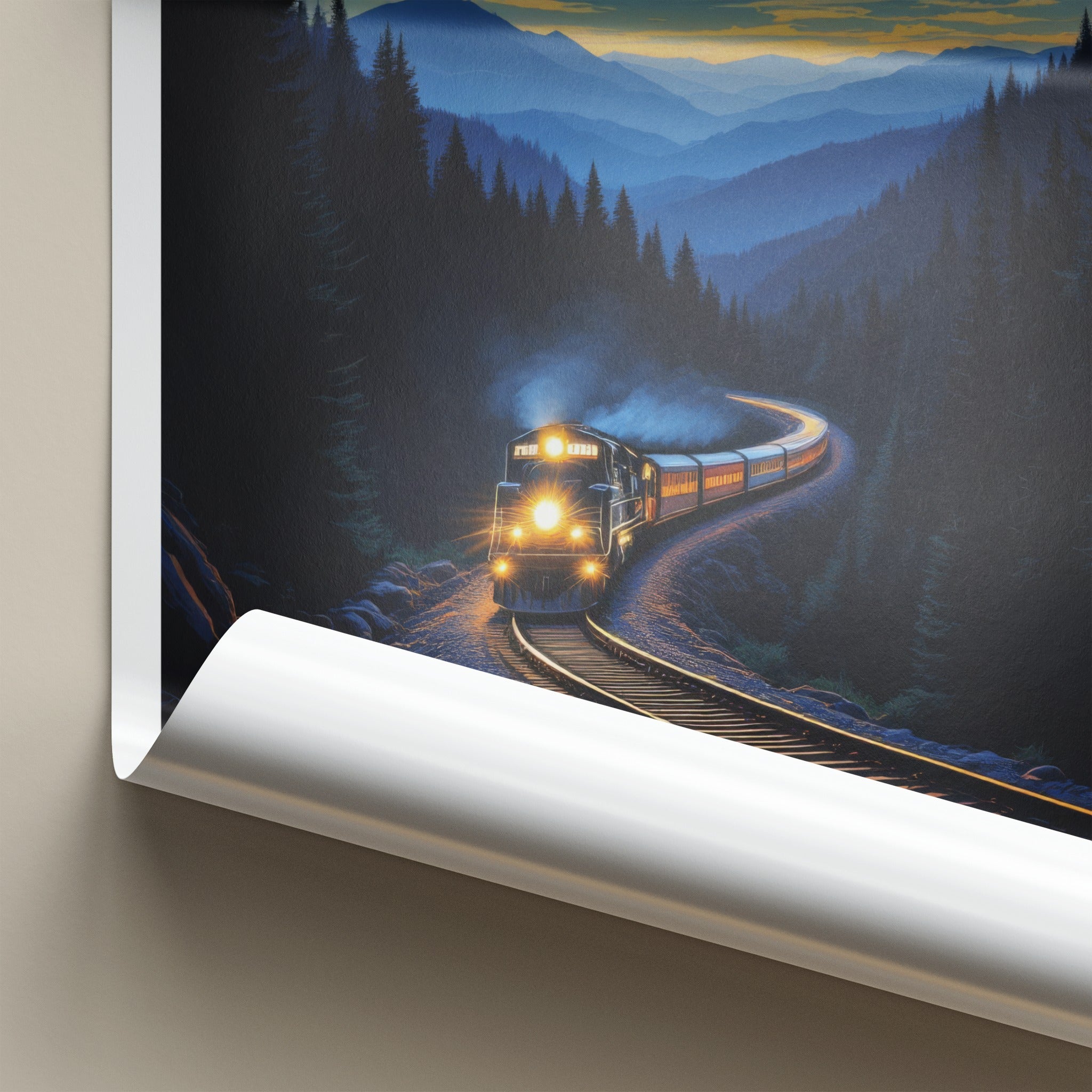Altoona Poster - Pennsylvania Art Print - Full Moon Train Home Decor