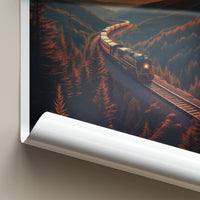 Altoona Poster - Pennsylvania Art Print - Golden Hour Train Home Decor