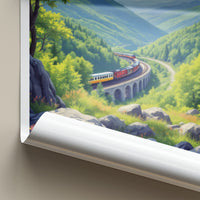 Altoona Poster - Pennsylvania Travel Art - Arched Viaduct Train Home Decor