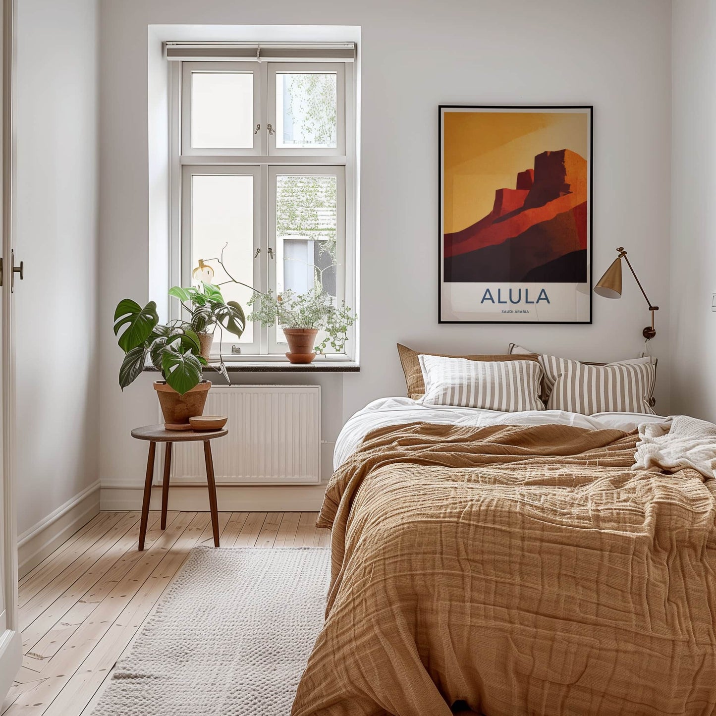 AlUla Poster - Saudi Arabia Abstract Desert Hills Wall Decor