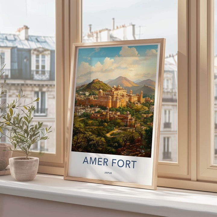 Amer Fort Poster - Jaipur Wall Art