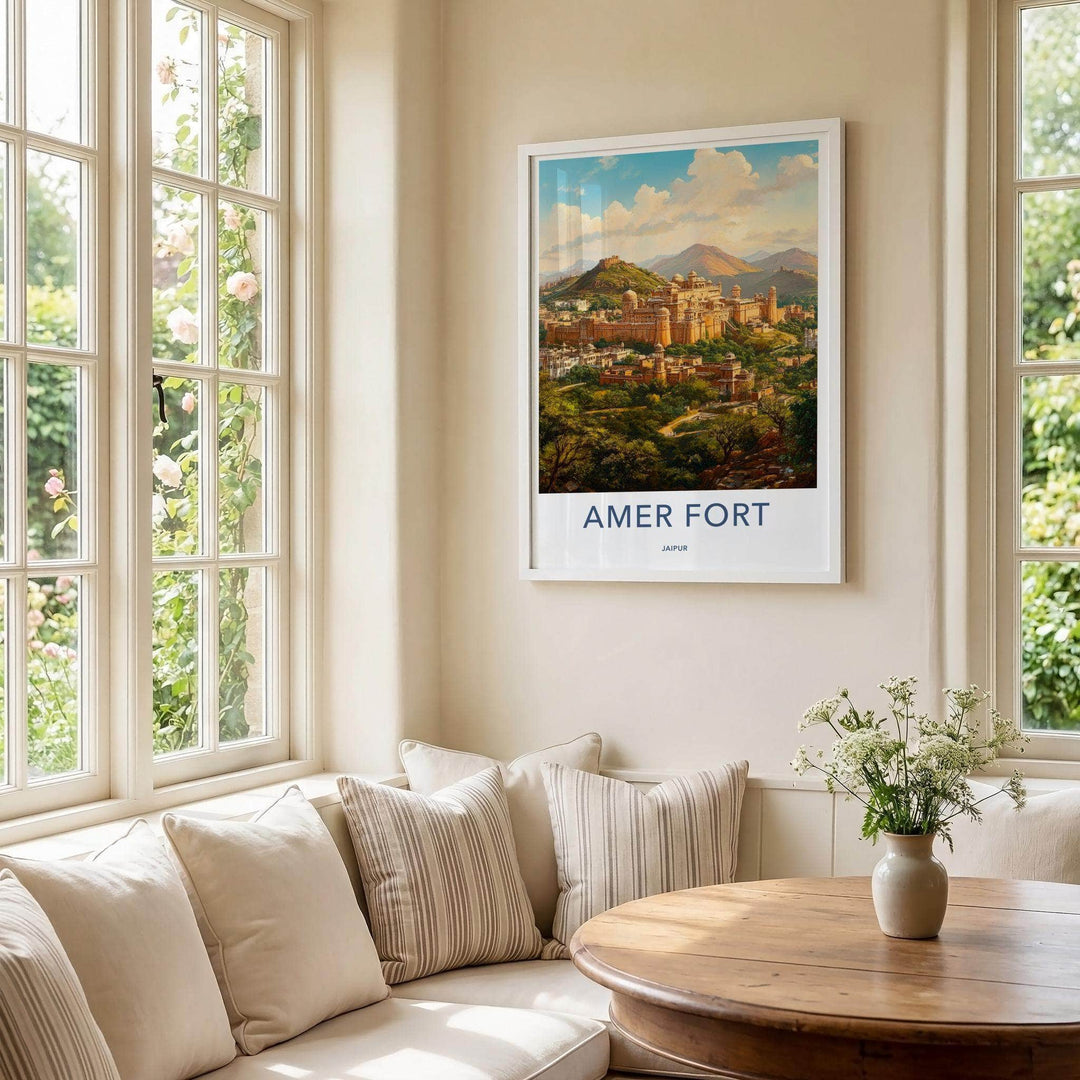 Amer Fort Poster - Jaipur Wall Art